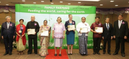 Asia and the Pacific region celebrates World Food Day with a focus on small holder and family farmers towards the eradication of hunger  