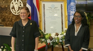 Thai Princess agrees to represent UN FAO as Special Ambassador for Zero Hunger