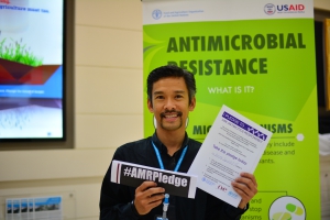 Join this year’s antimicrobial resistance pledge, let the world know that AMR matters