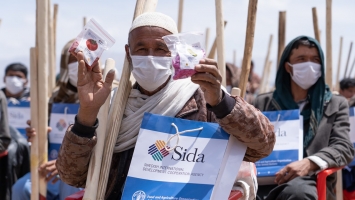 Sweden’s funding supports the most vulnerable food insecure farmers in Afghanistan