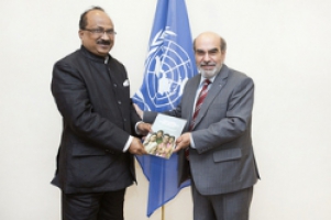 Director General congratulates India’s significant contribution to world food security