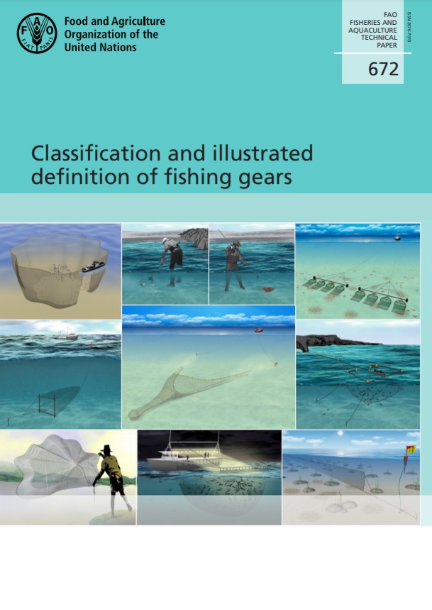 Classification and illustrated definition of fishing gears