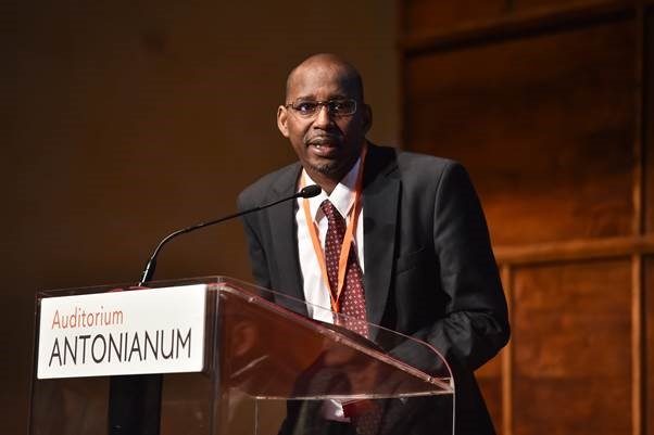 Dr. Hamady Diop from NEPAD (New Partnership for Africa’s Development) speaks on African fisheries loss reduction at the recently held First International Congress on Post-Harvest Loss Prevention
