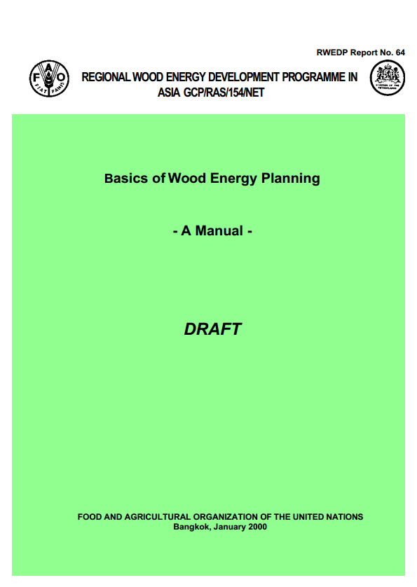 FAO SFM Tool Detail Basics of wood energy planning A manual [draft]