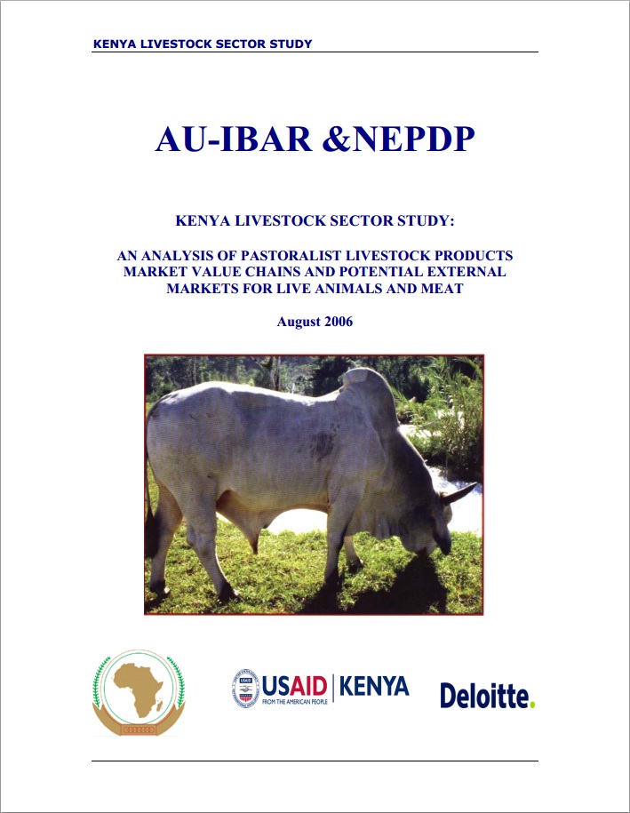 Kenya Livestock Sector Study An Analysis of Pastoralist Livestock