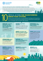 Infographic - 10 Critical Actions for transforming Urban Food Systems