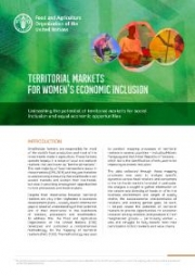 Territorial markets for women's economic inclusion