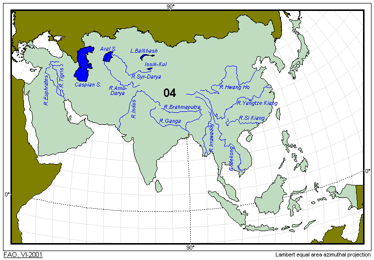 FAO Fisheries Department Fishing Maps