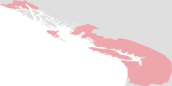 FAO aquatic species distribution map of Lampetra richardsoni (Western ...