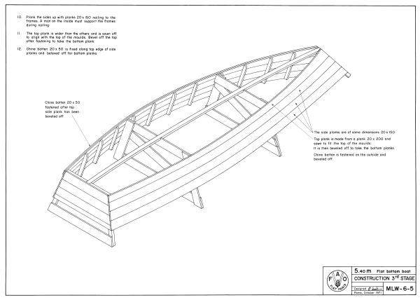 Flat Bottom Boat - 5.4m - Fishing Vessel Design Database (FVDD)
