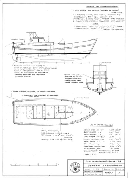 Pair-trawler / Gill-netter - 9.2m - Fishing Vessel Design Database