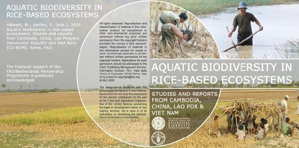 Aquatic biodiversity in rice-based ecosystems