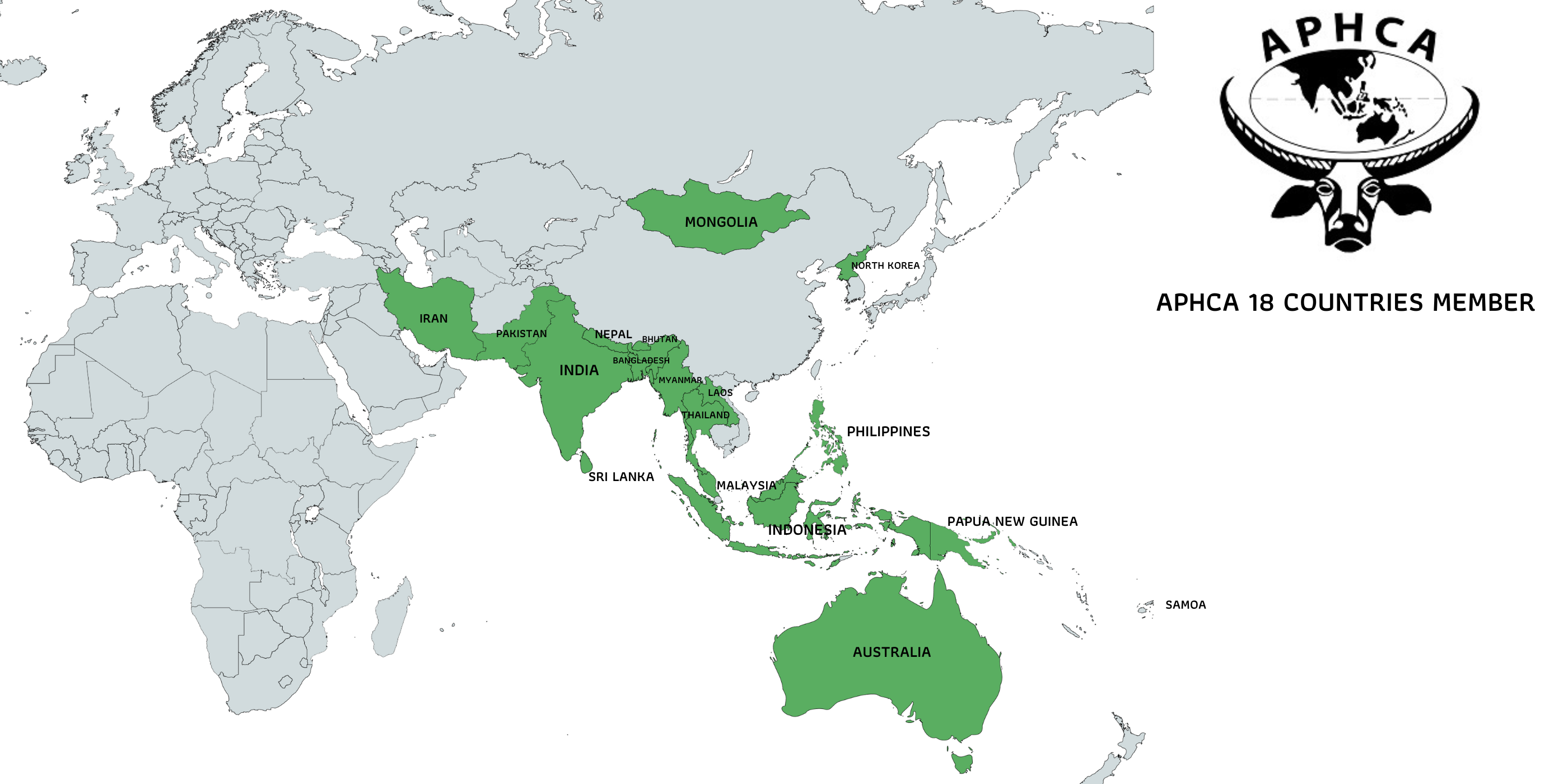 MAP APHCA countries member