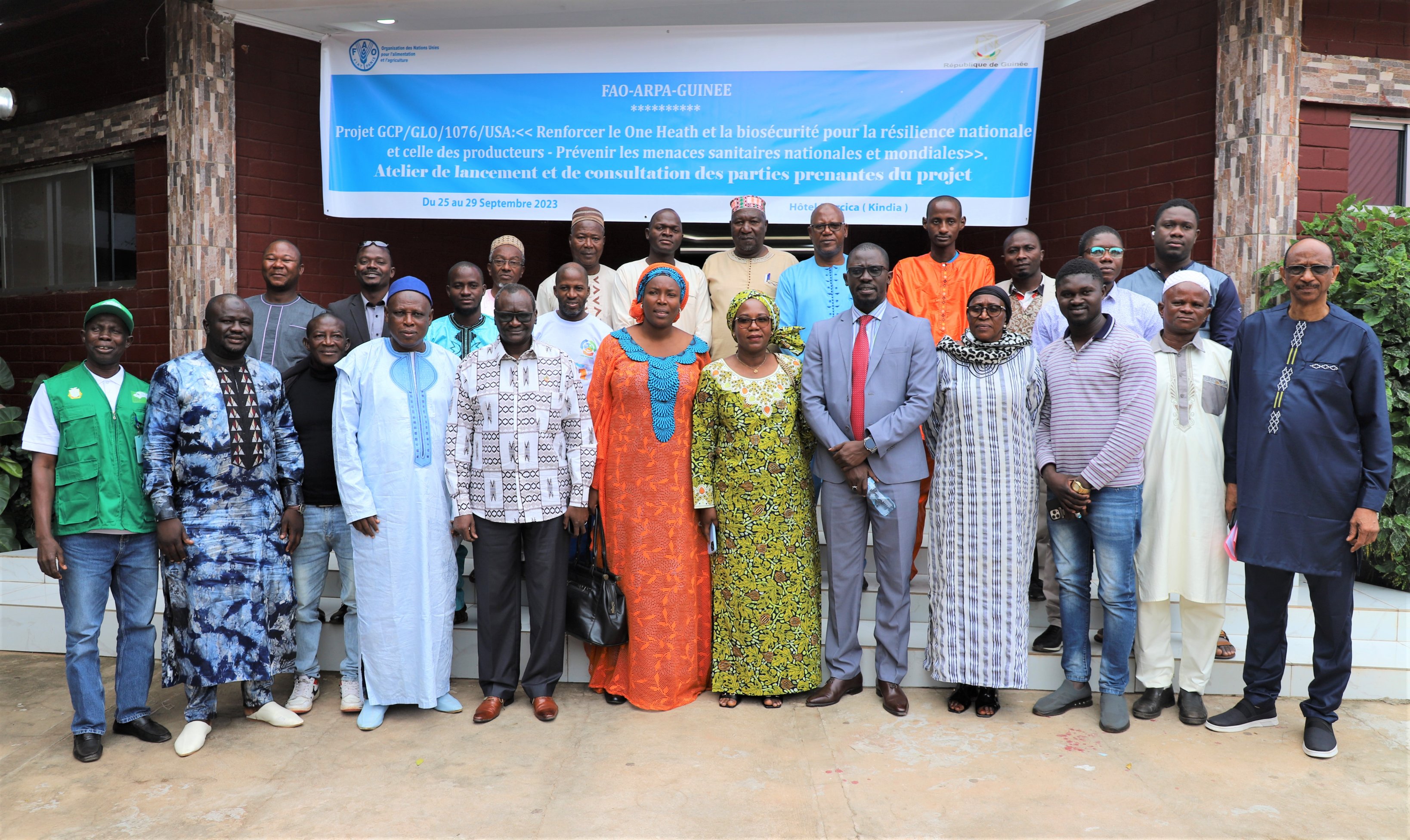 Guinea hosts a key workshop to launch a One Health and biosecurity project