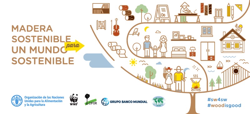 Sustainable Wood for a Sustainable World banner