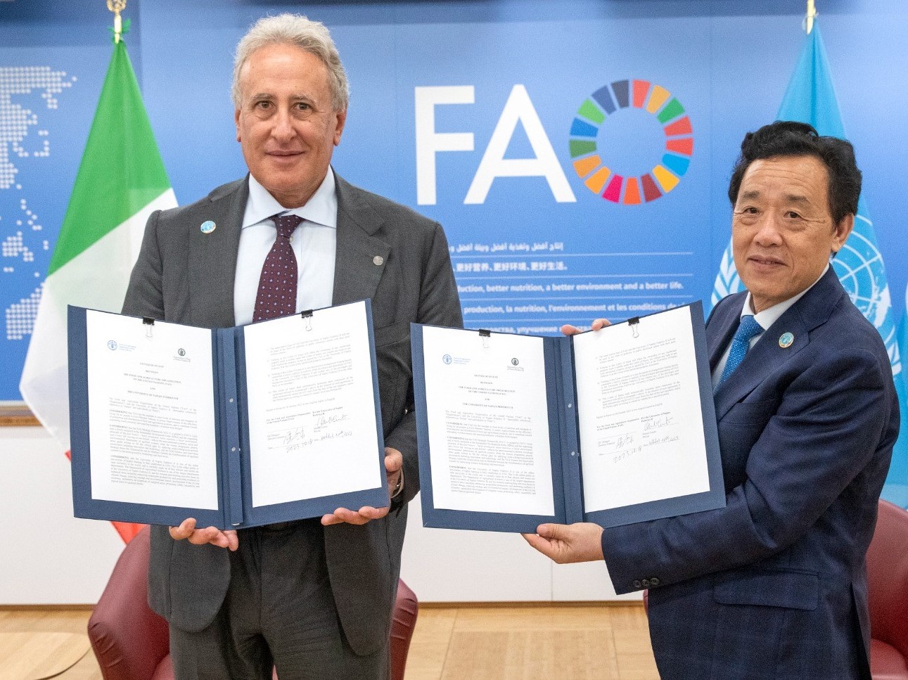 FAO and University of Naples Federico II to share innovation and technology expertise for the development of resilient agrifood systems
