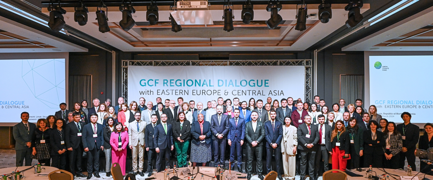 Group photo at GCF Regional Dialogue with Eastern Europe and Central Asia