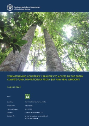 Strengthening Countries' Capacities to Access to the Green Climate Fund, in Particular REDD  SAP and RBPs Windows