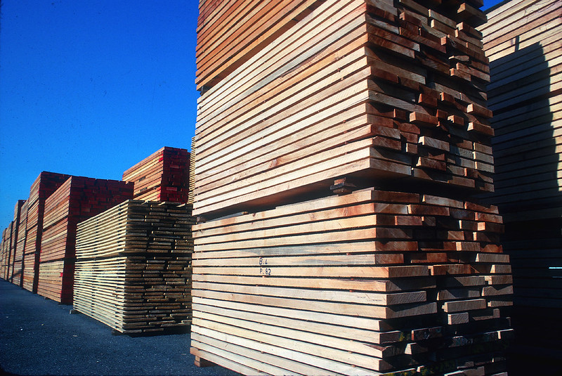 Italy timber yard