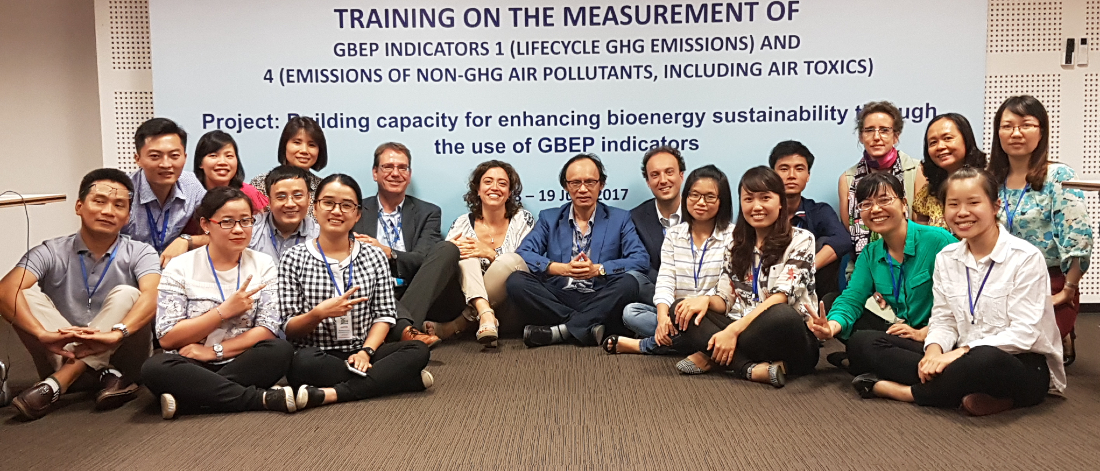 Group photo of youth training