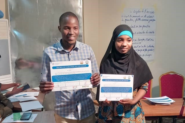 Climathon winners in Maradi, Niger