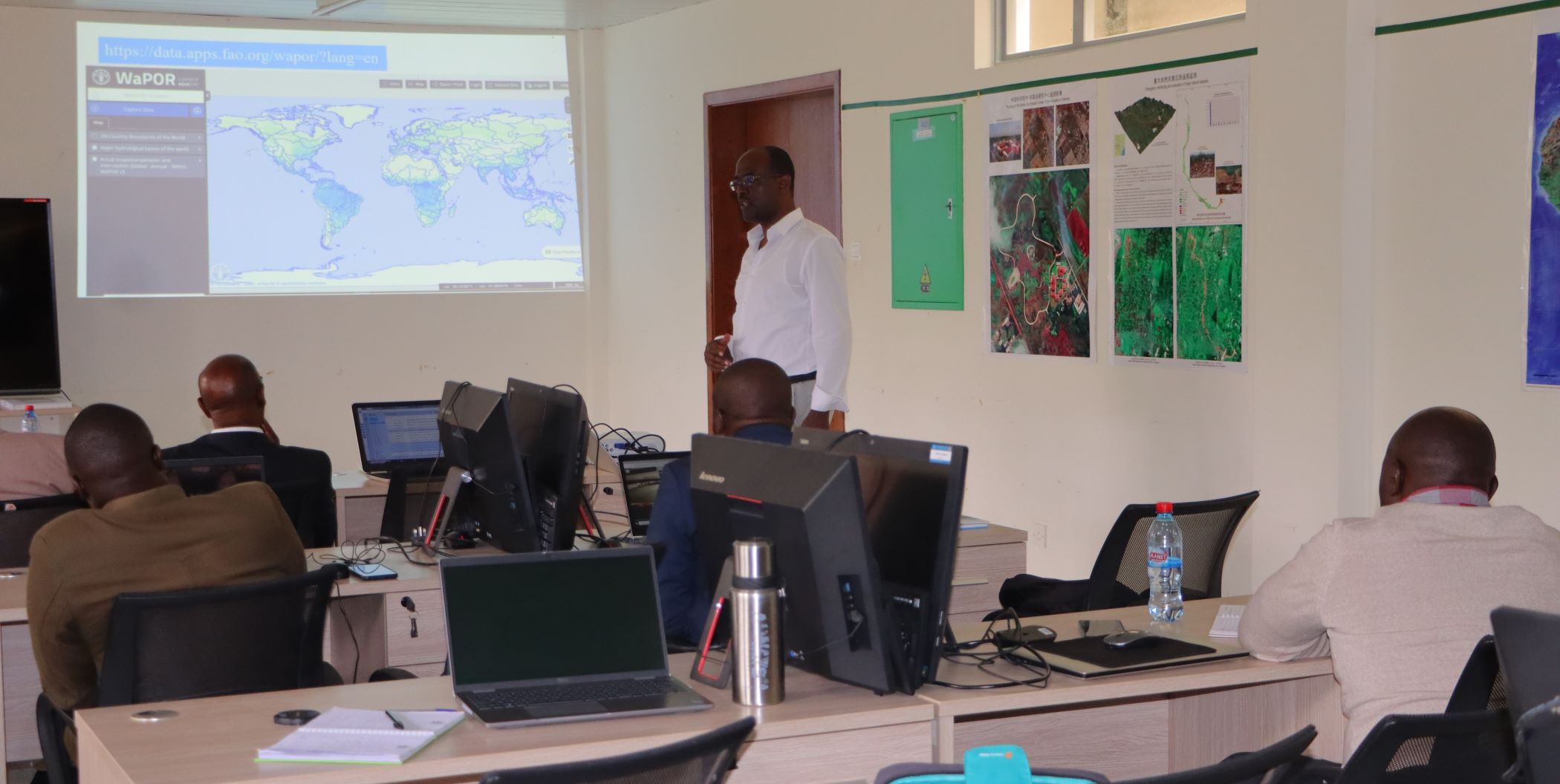 QGIS and WaPOR data training in Kenya