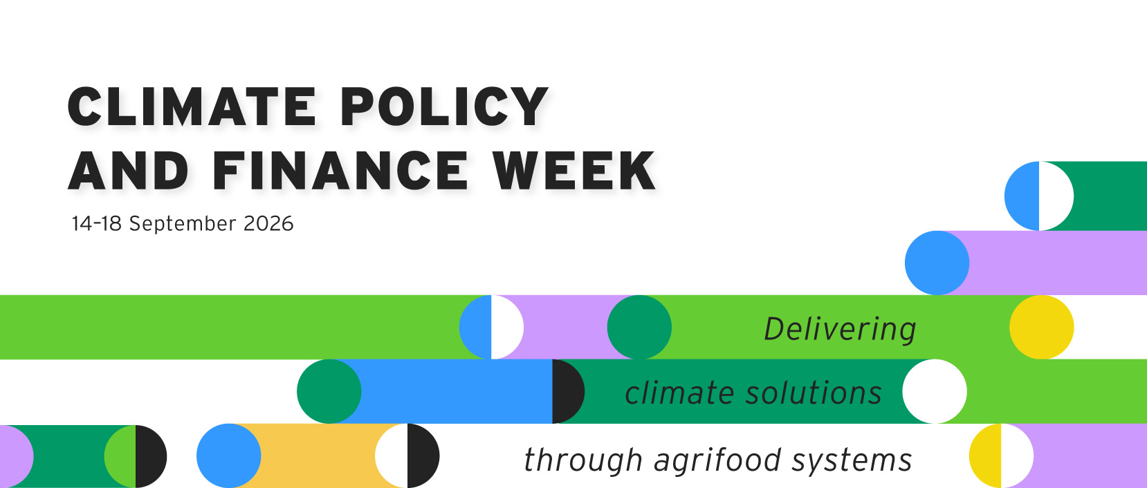 CLIMATE POLICY AND FINANCE WEEK