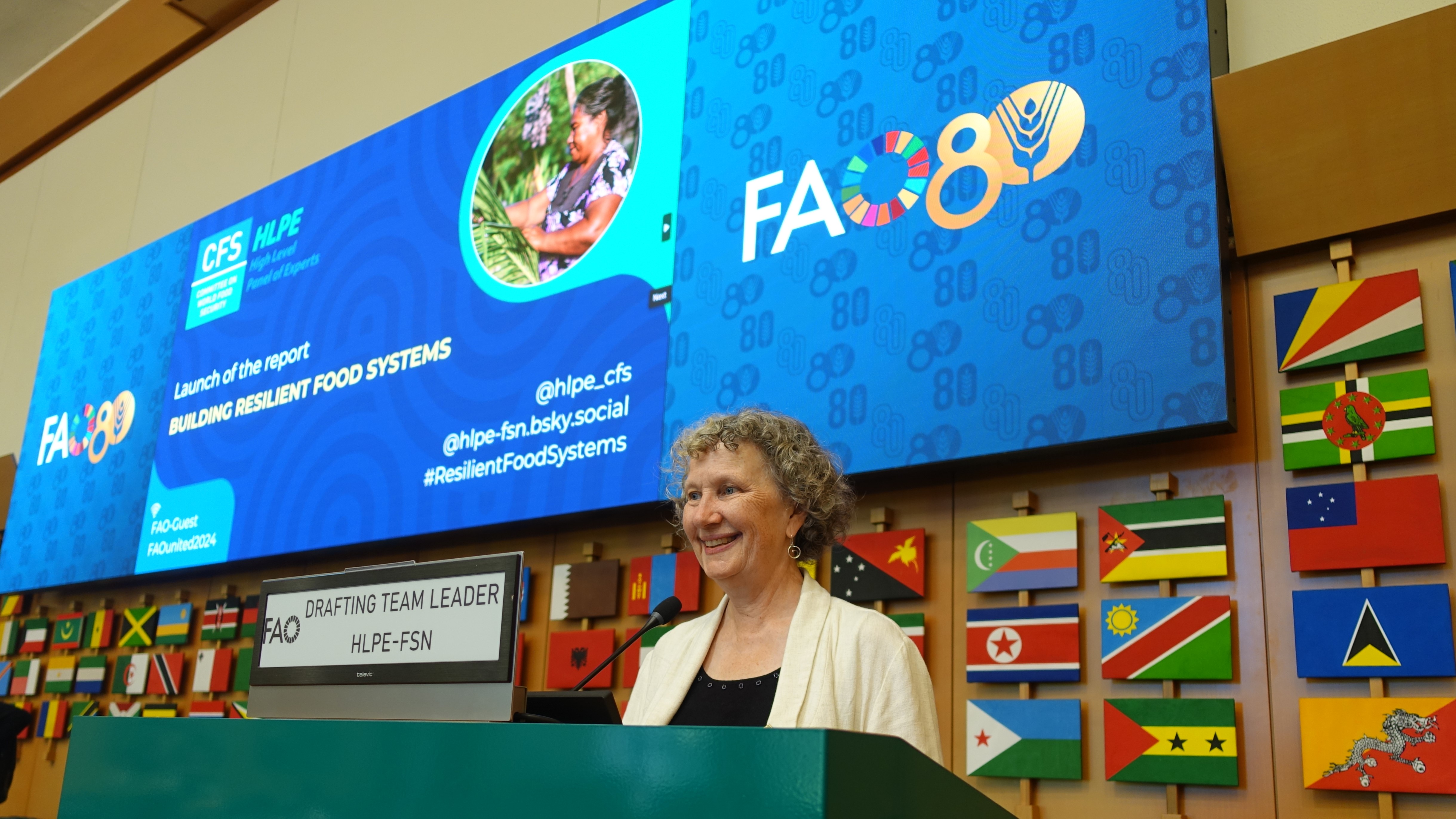 Alison Blay Palmer - HLPE-FSN drafting team leader - Building resilient food systems