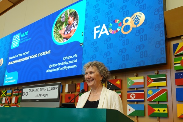 Alison Blay Palmer - HLPE-FSN drafting team leader - Building resilient food systems