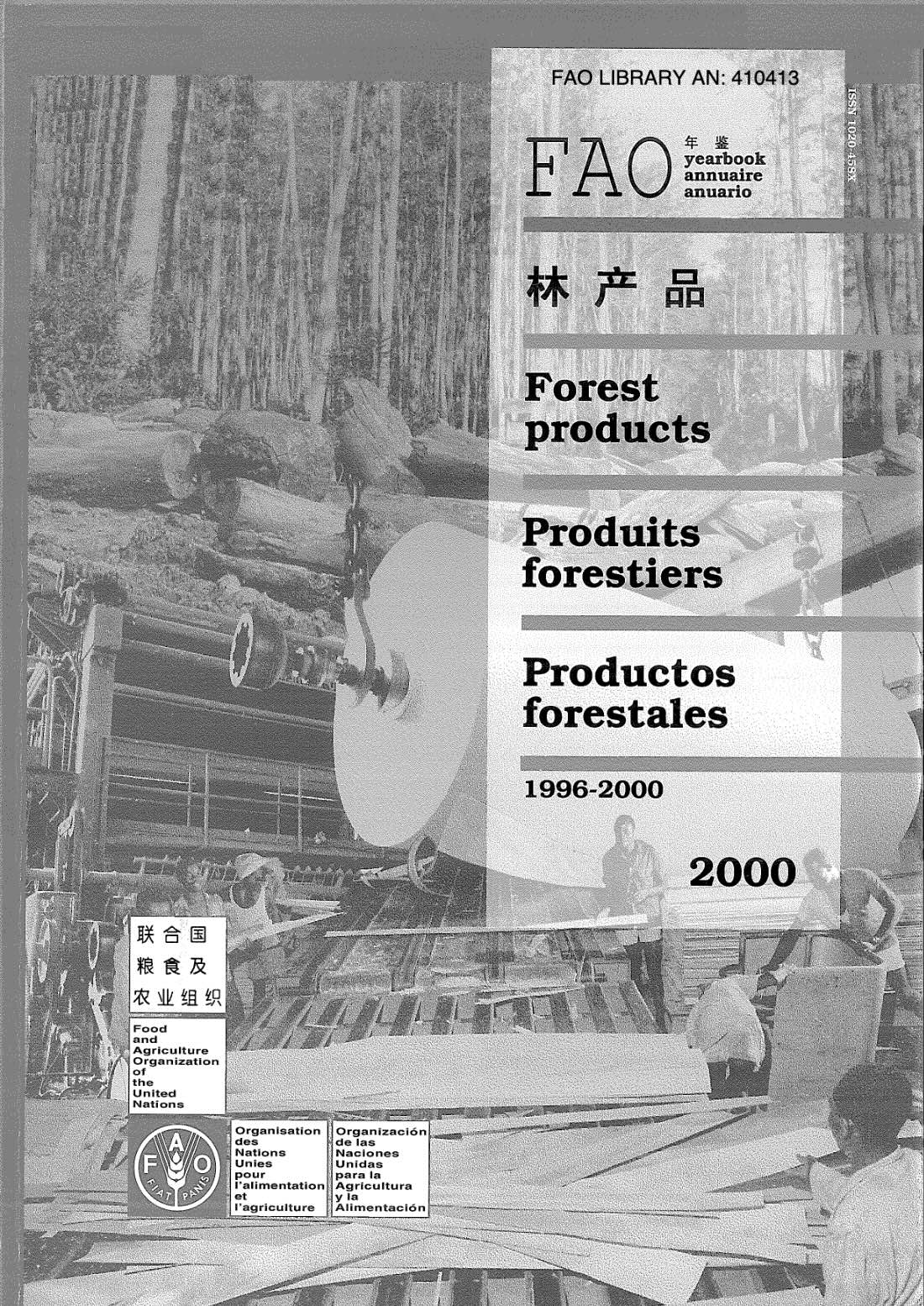 FAO Yearbook of Forest Products 2000