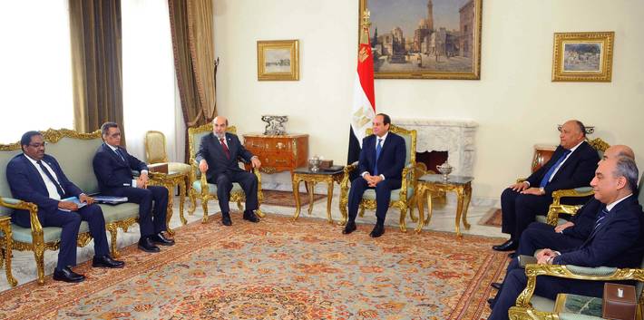 Photo courtesy of the office of the President of Egypt