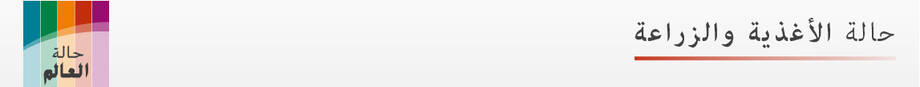 حالة الأغذية والزراعة حالة الأغذية والزراعة