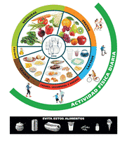 Dietary guidelines for the Chilean population. Reproduced with permission.