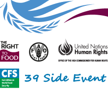 CFS 39 Right to Food Side Event