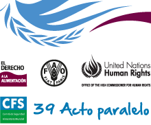 CFS 39 Acto paralelo sobre el Derecho a la Alimentación